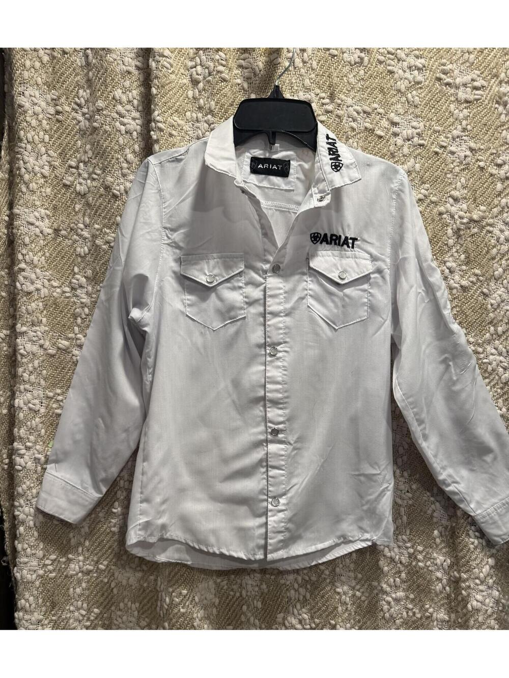 Western shirt with snap buttons (pearl-style), Boy’s size 16
